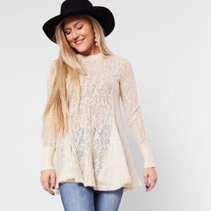 Free People coffee in the morning tunic